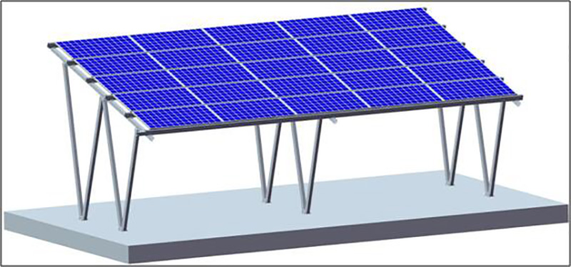 نظام تركيب مرآب للطاقة الشمسية