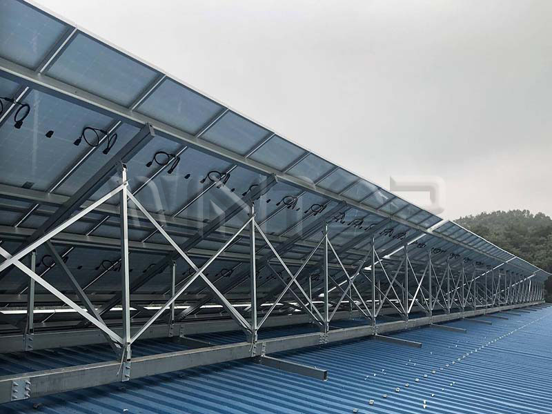 نظام تركيب سقف القصدير للطاقة الشمسية