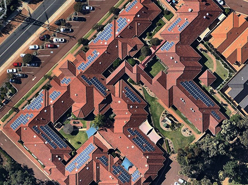 90KW نظام تركيب سقف القرميد الشمسي في أستراليا