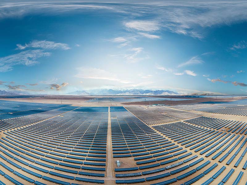 وفي الفترة من يناير إلى يونيو، وصلت القدرة المركبة من الطاقة الشمسية إلى 78.42 جيجاوات