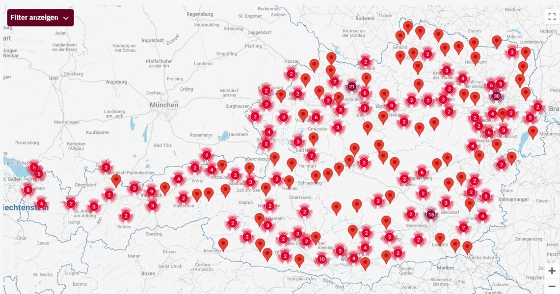 النمسا تصدر خريطة قدرة الشبكة المتاحة لتكامل الشبكة الكهروضوئية