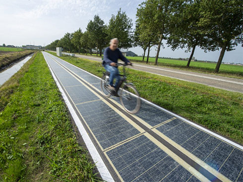 ممرات للدراجات الهوائية تعمل بالطاقة الشمسية تدخل حيز الاستخدام في هولندا
        